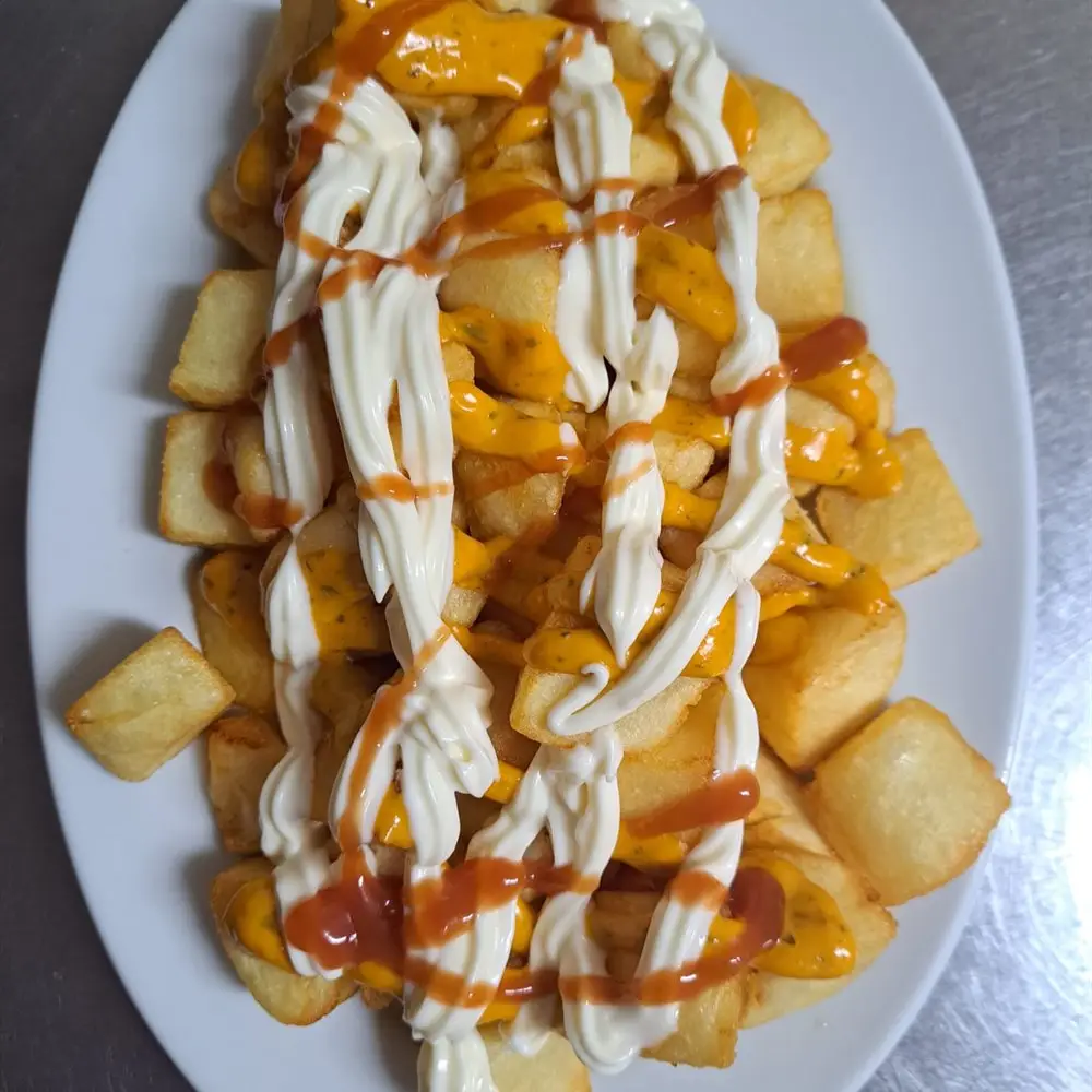 Patatas bravas del Café Bar Los Arcos