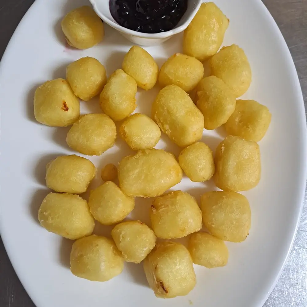 Queso frito del Café Bar Los Arcos
